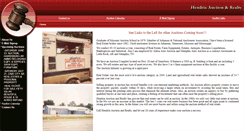Desktop Screenshot of hendrixauctions.com